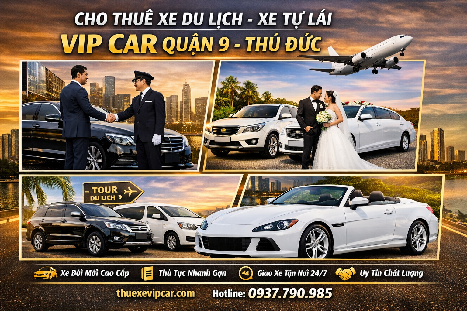 Thuê xe tự lái Quận 9 giao tận nơi chỉ 30 phút giá tốt gọi là có xe